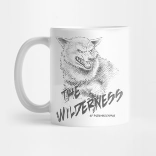 Wolf, The Wilderness- Gray Design Mug